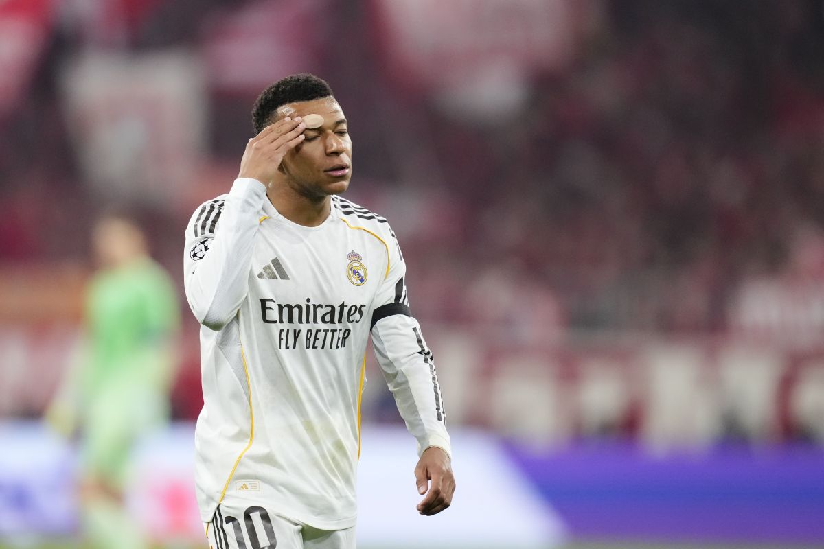 Mbappé será desfalque no Real Madrid em “El Clásico” contra o Barcelona