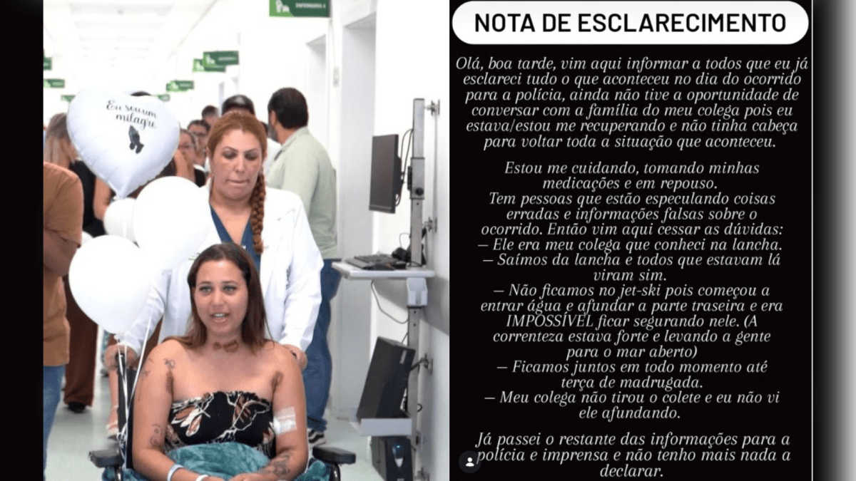 Mulher que ficou à deriva por 42 horas detalha acidente em Ilhabela (SP)