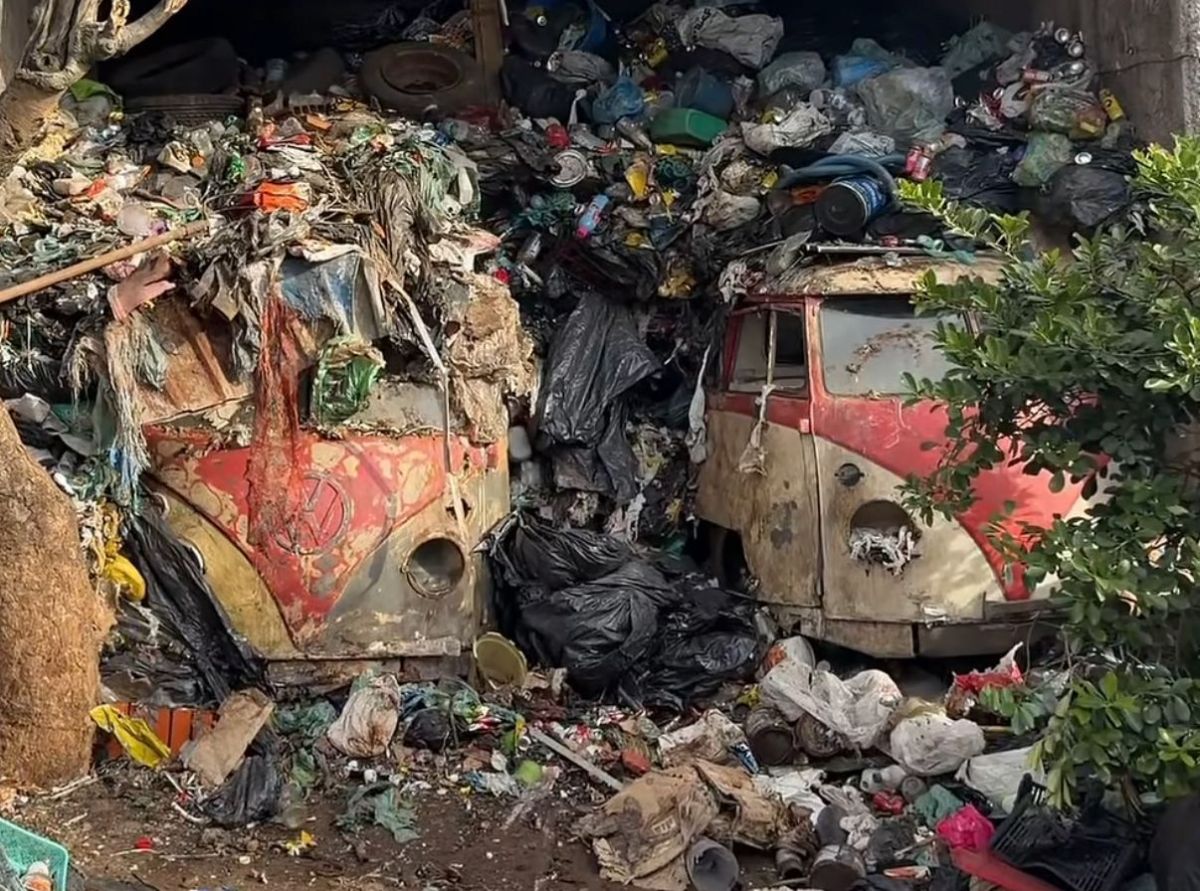 Raridade: Kombis “Corujinha” são achadas em meio ao lixo em São Paulo