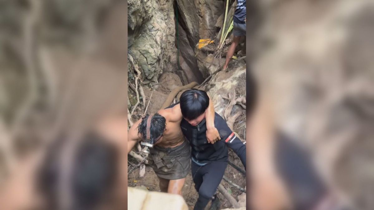 Sobreviventes no Laos enfrentaram condições perigosas para sair de caverna