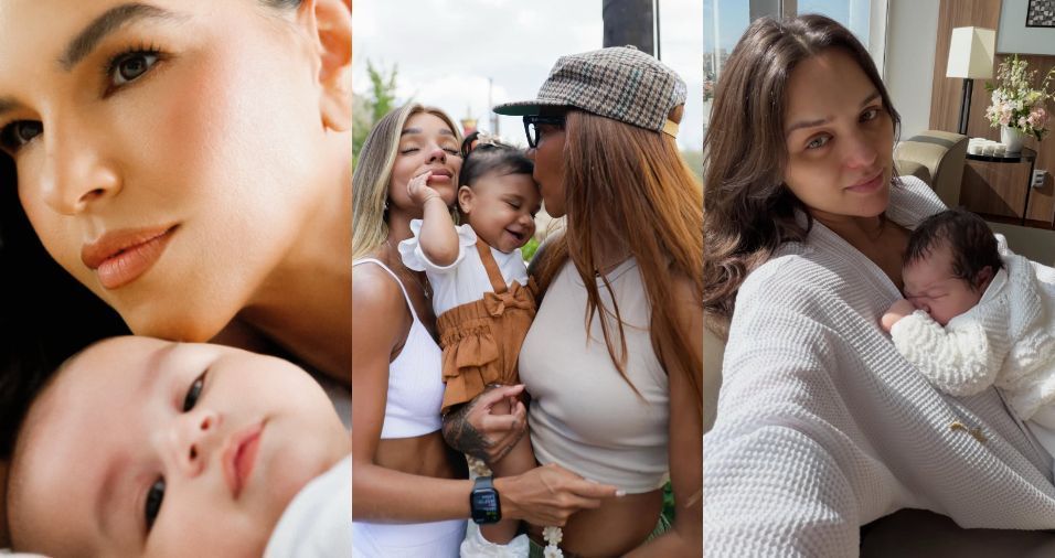 Veja quais famosas comemoram o Dia das Mães pela 1ª vez em 2026; veja fotos