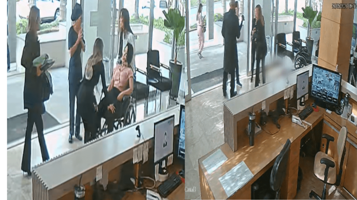 Vídeo: mulher chegou desacordada em clínica após procedimento estético