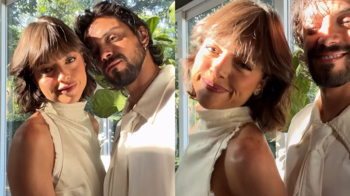 Agatha Moreira escolhe look branco para casamento de ator