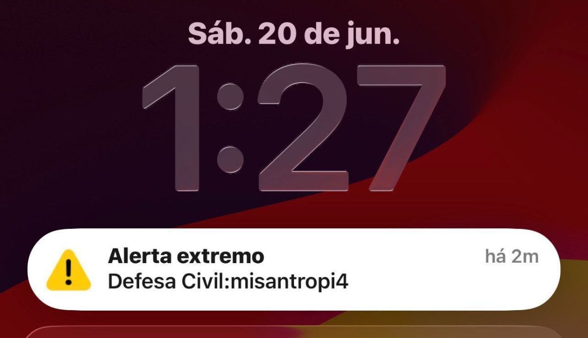 Alerta sonoro não foi disparado por autoridades competentes, diz Anatel