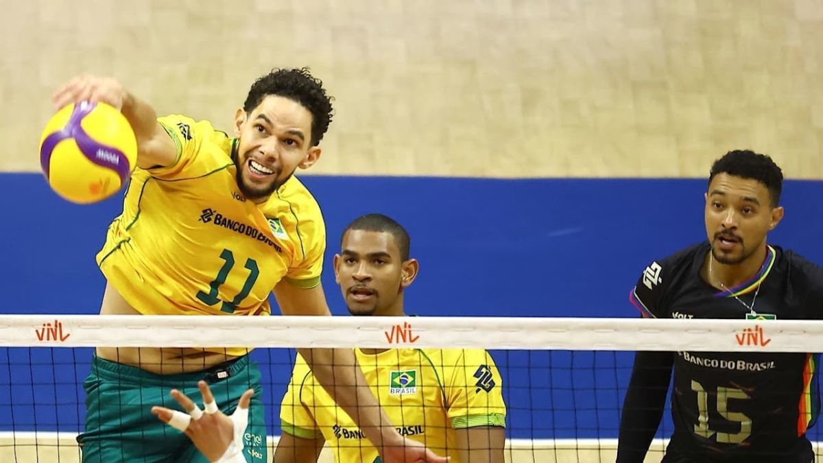 Brasil vence Bélgica e engata segunda vitória na VNL Masculina
