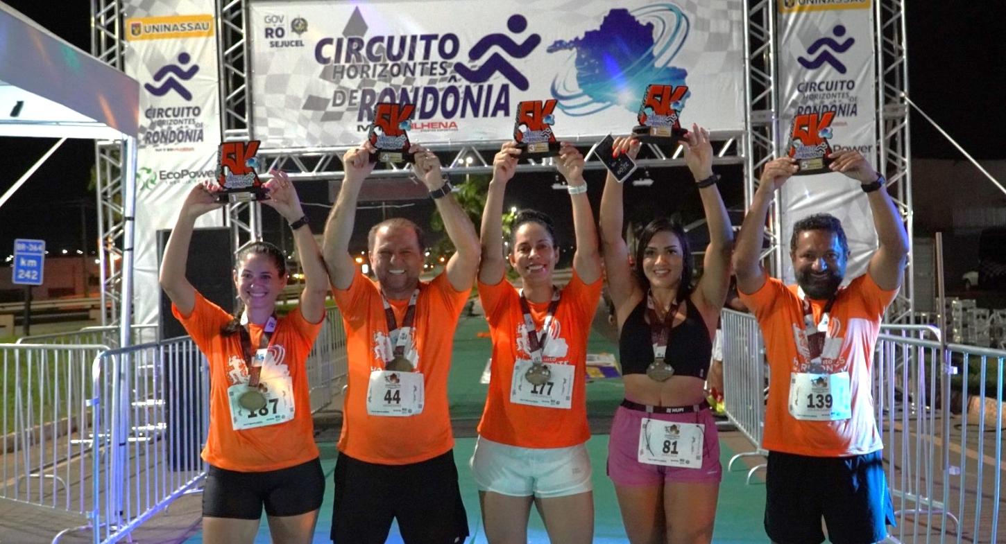 Corredores de vários municípios participam de Circuito Horizontes de Rondônia com apoio de Cirone Deiró
