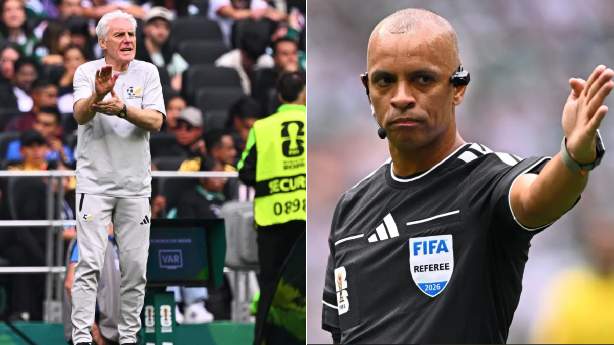 “Exagerada”: técnico sul-africano critica atuação de Wilton Pereira Sampaio