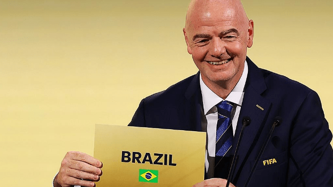 Infantino reage à vitória do Brasil na Copa do Mundo: “Exibição de gols”