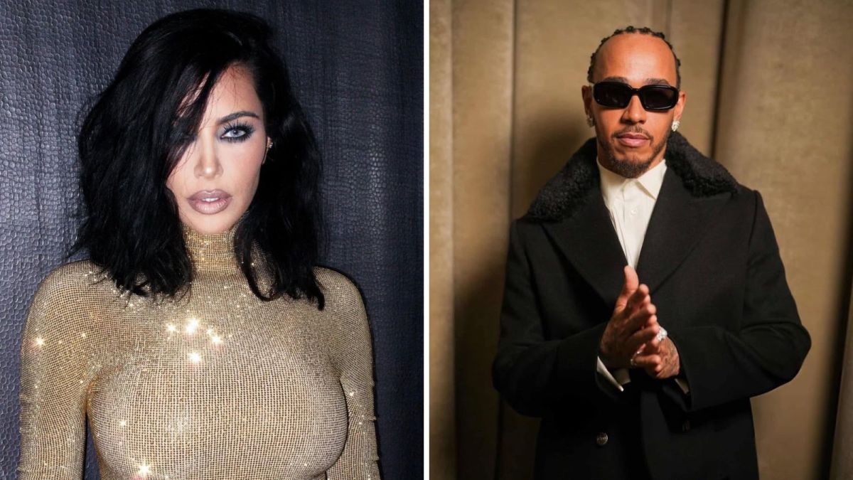 Kim Kardashian assume Lewis Hamilton com registro nas redes sociais; veja