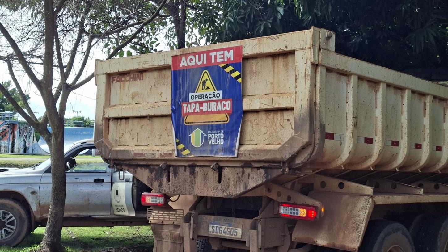 Mais quatro ruas de Porto Velho são contempladas com a Operação tapa buracos