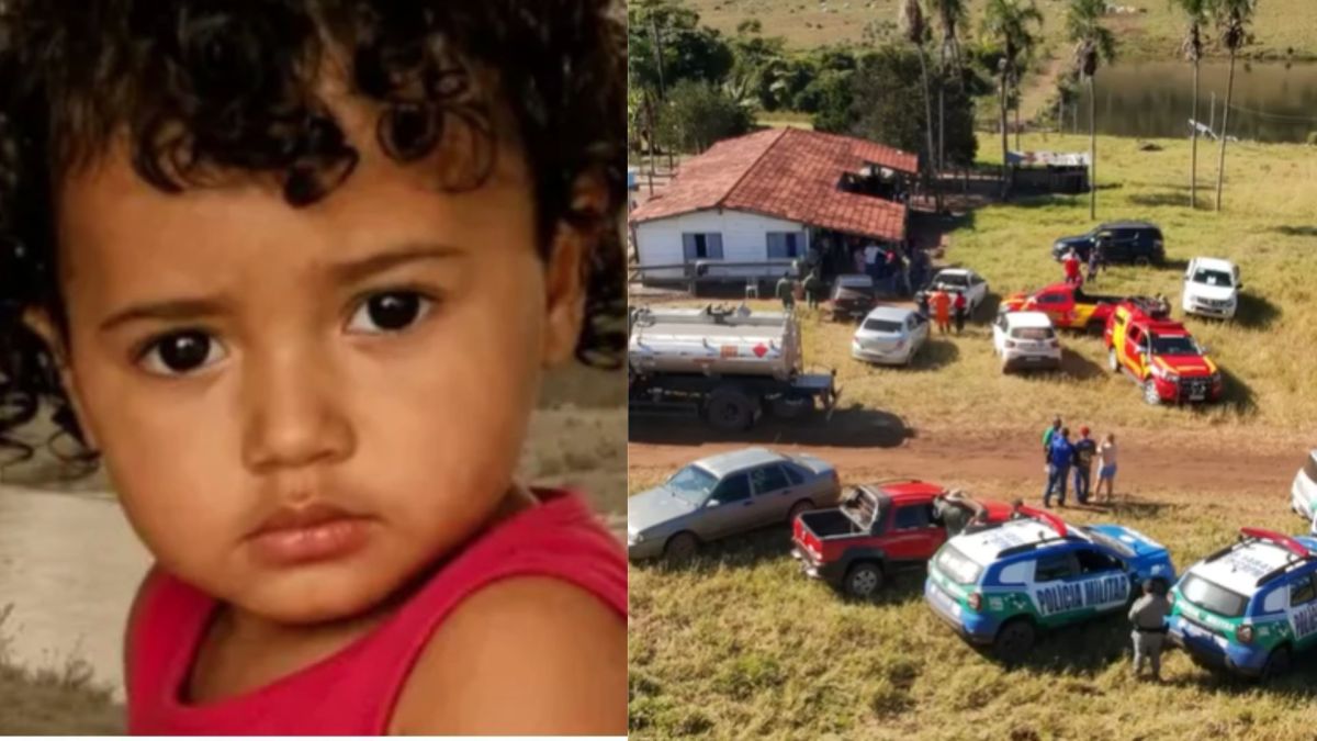 Menina de 2 anos some em fazenda e é encontrada morta; polícia investiga