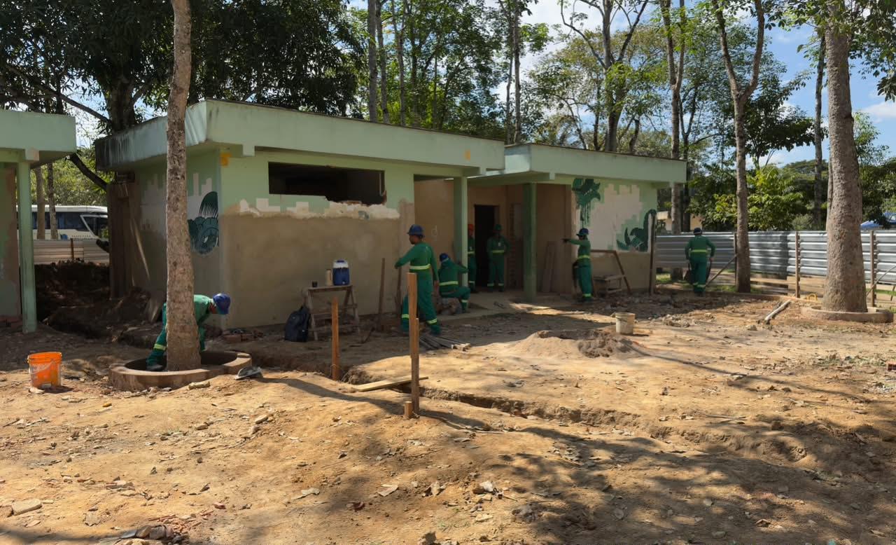 Parque Circuito avança com execução da fonte interativa, playground e banheiros