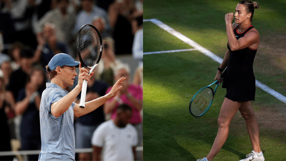 Primeiro dia de Wimbledon tem Sinner e Sabalenka como principais atrações