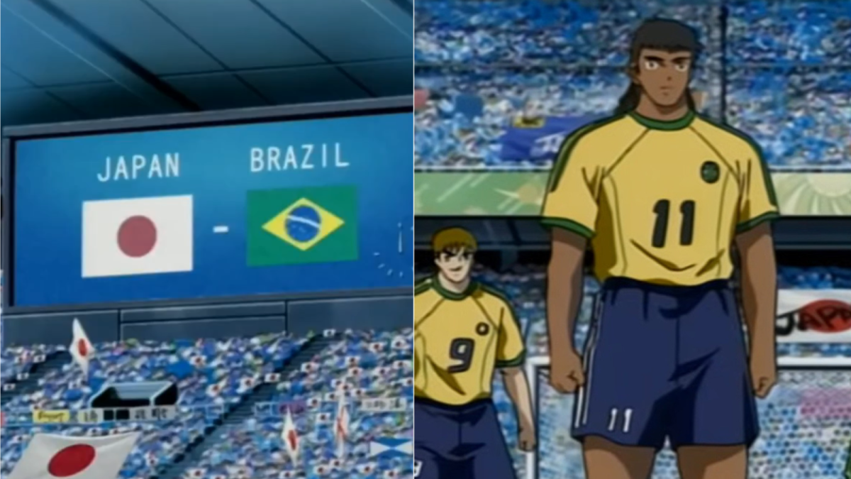 “Super Campeões”: anime já retratou duelo entre seleções do Brasil e Japão