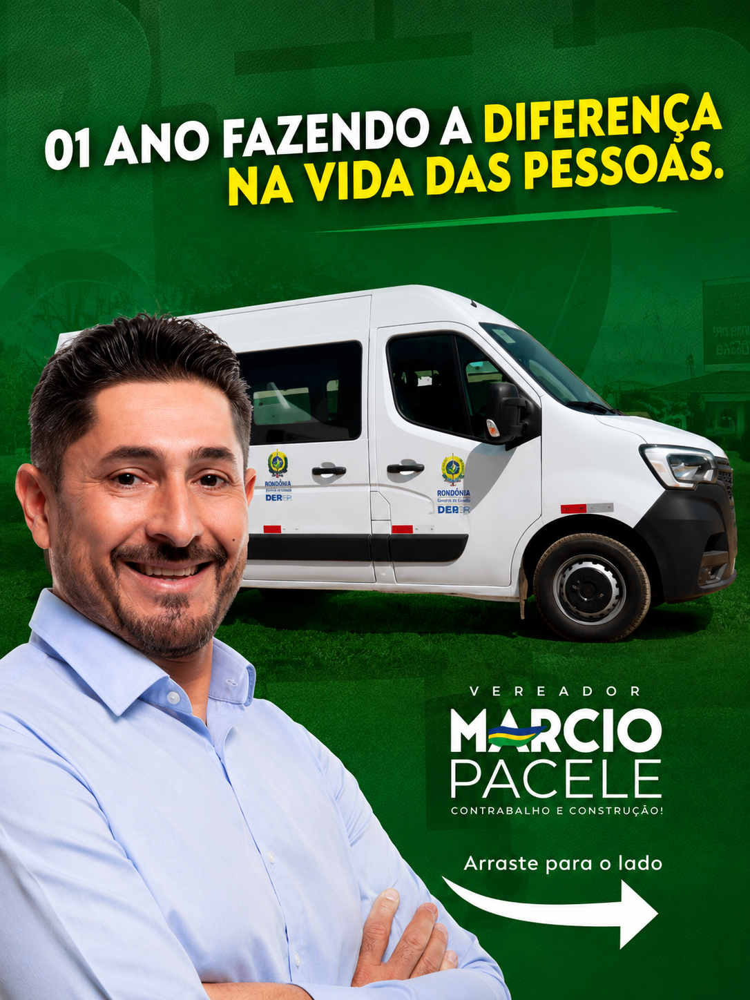 Van destinada por Márcio Pacele completa um ano levando pacientes da Ponta do Abunã para atendimento em Porto Velho