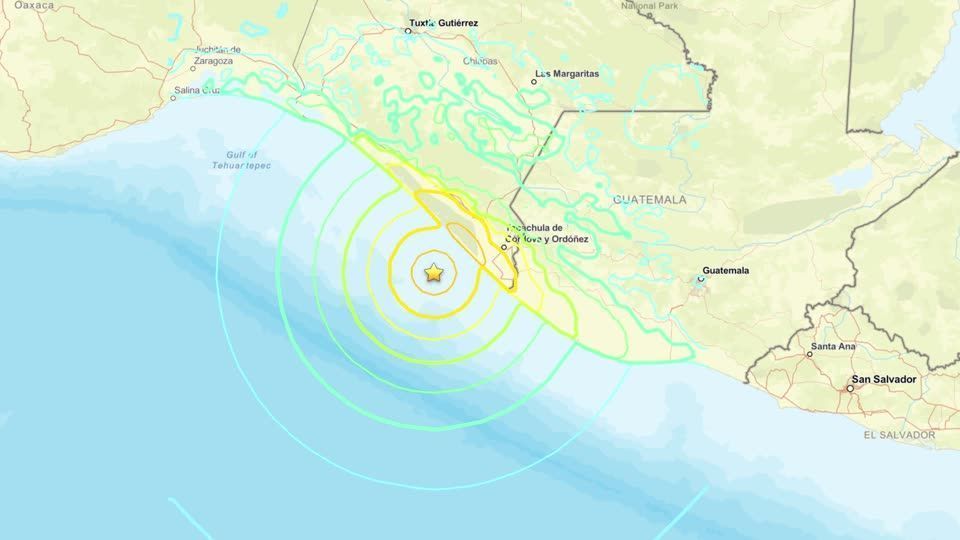 Alerta de ameaça de tsunami para a costa do México é cancelado