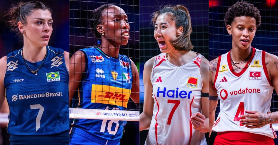 Clássico e surpresas: veja os confrontos das semifinais da VNL Feminina
