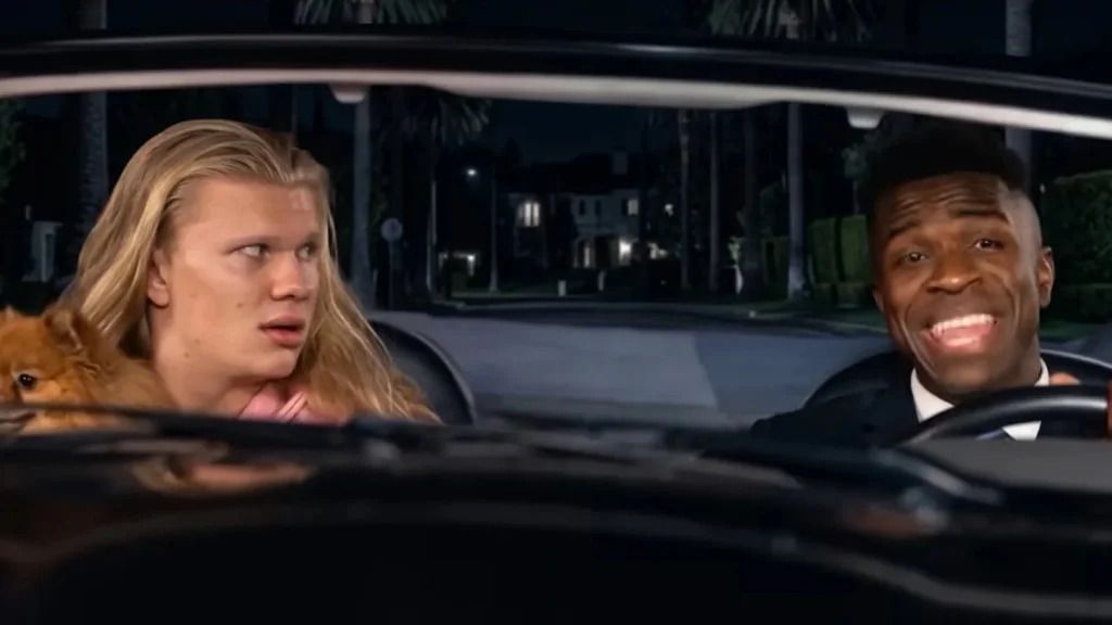 Haaland comenta meme que viralizou com Vini Jr.: “Gostei muito do vídeo”