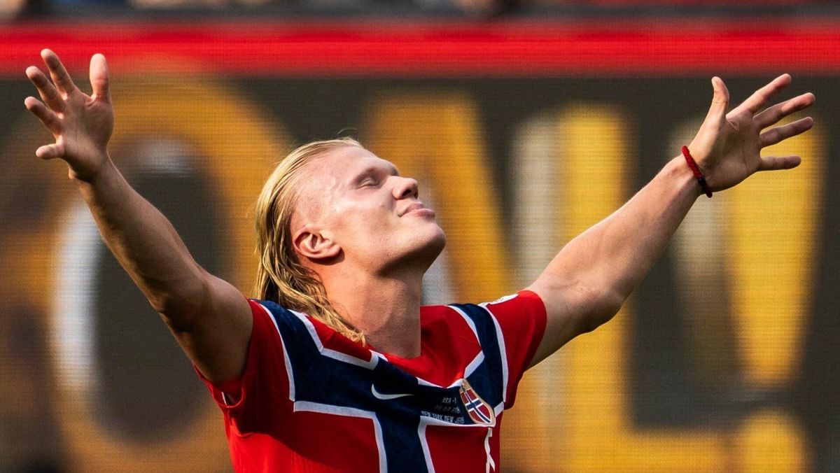Haaland credita 2 gols na vitória sobre o Brasil na Copa a um “dom divino”