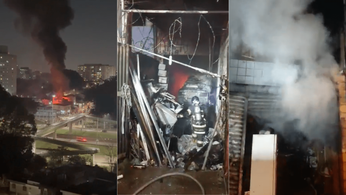 Incêndio atinge residência no Sacomã em SP