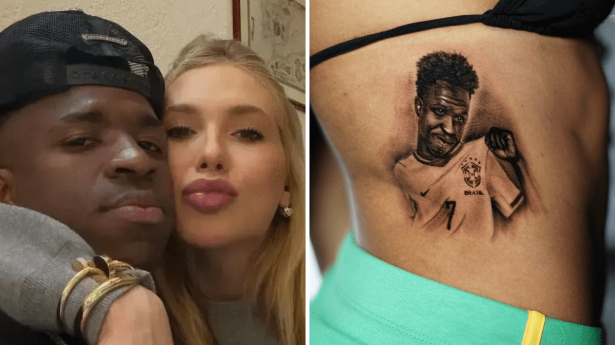 Influencer que fez tatuagem de Vini Jr. relata ataques de fãs de Virgínia