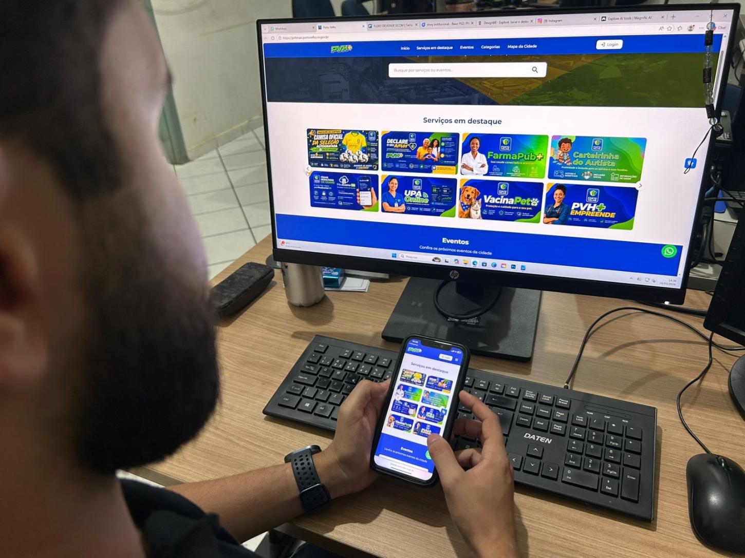 O que milhares de porto-velhenses já estão resolvendo pelo celular através do PVH+?