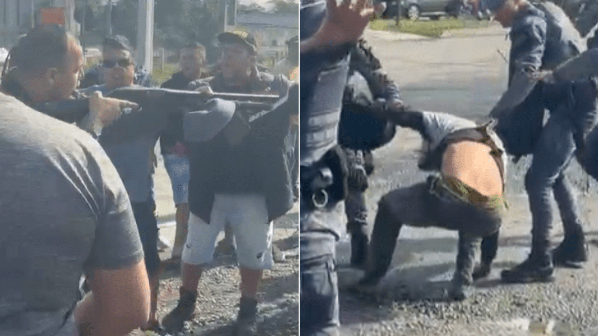 PM analisa câmeras de policiais em confronto com caminhoneiros em greve