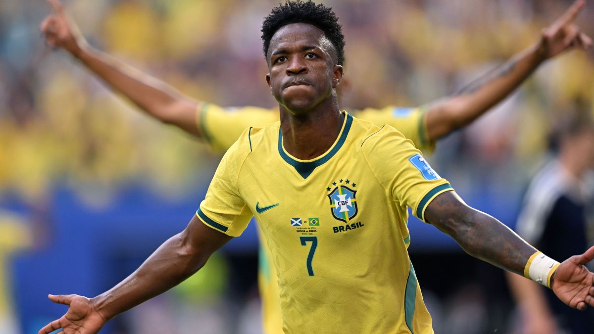 Vini Jr. pode se tornar maior artilheiro do Brasil em Copas desde Ronaldo
