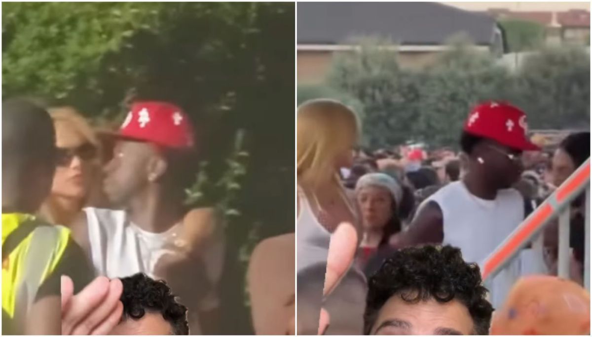 Virginia e Vini Jr deixam show de Bad Bunny às pressas após chuva forte