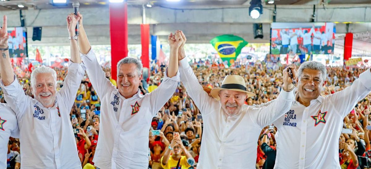 Ao lado de Lula e Jaques, Jerônimo é confirmado candidato à reeleição na BA
