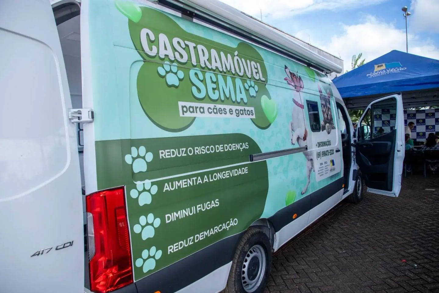 Castramóvel oferece castração gratuita para cães e gatos até domingo