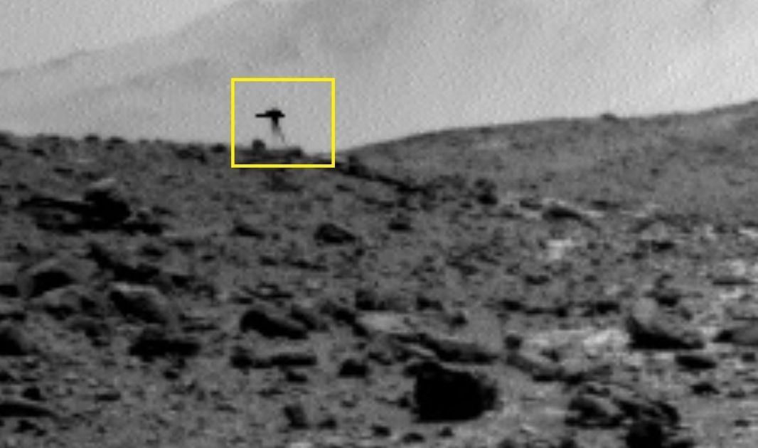“Entidade estranha” é registrada em Marte pelo Robô Curiosity da Nasa