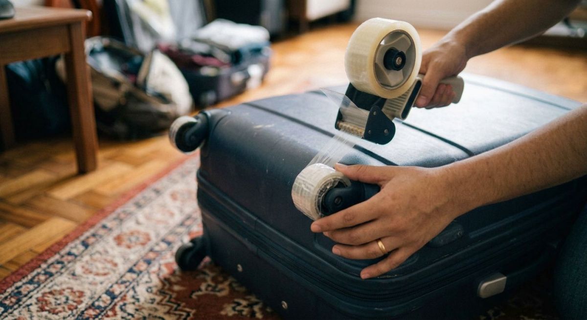 Por que as pessoas estão colando fita adesiva nas rodinhas da mala antes de ir ao aeroporto? Entenda medida que virou febre mundial