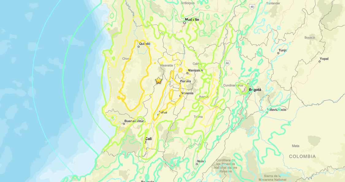 Terremoto de magnitude 7,4 na Colômbia é sentido em Bogotá
