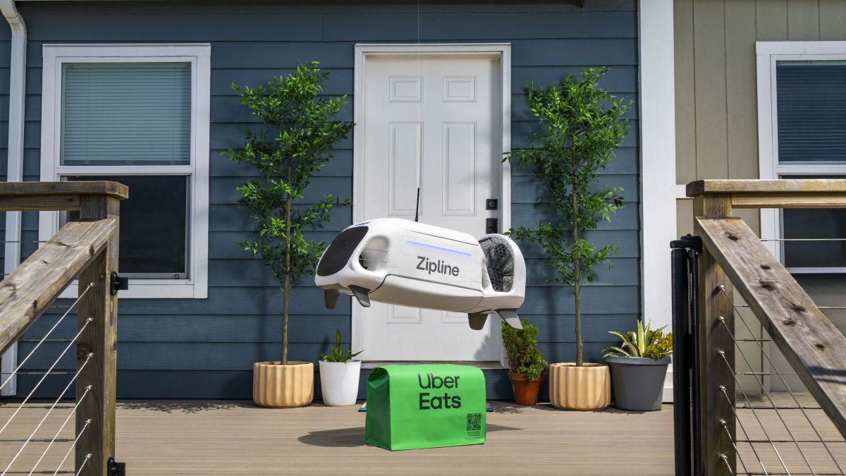 Uber e Zipline firmam parceria para entrega de comida com drones nos EUA