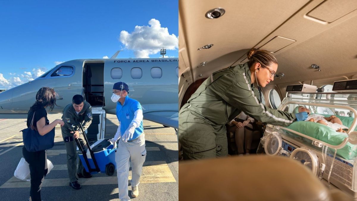 ‘Ambulância aérea’ faz 50 transportes mensais e atende 6,8 milhões de vidas
