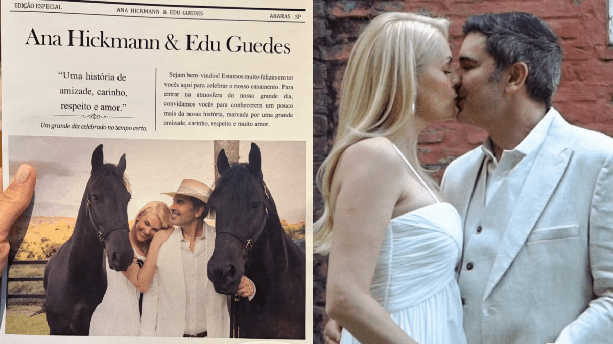 Ana Hickmann revela detalhes no dia de casamento com Edu Guedes; veja