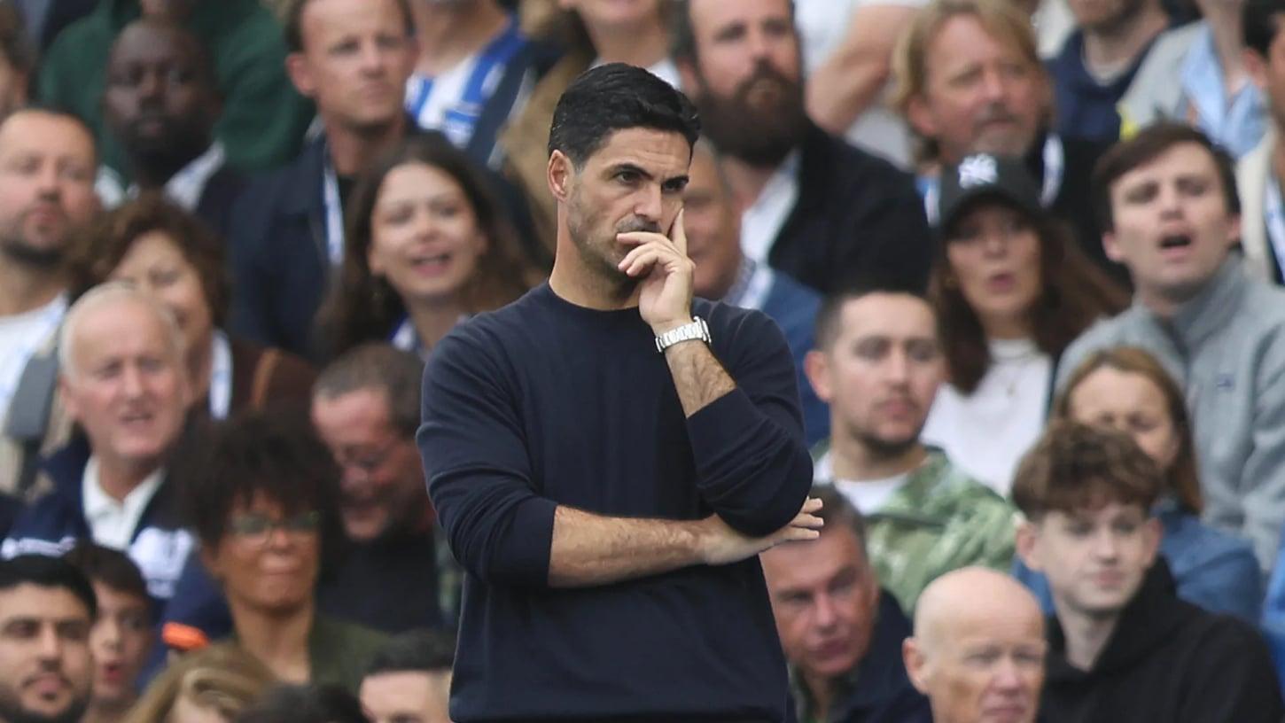 Arteta reflete sobre a dura derrota do Arsenal para o Brighton