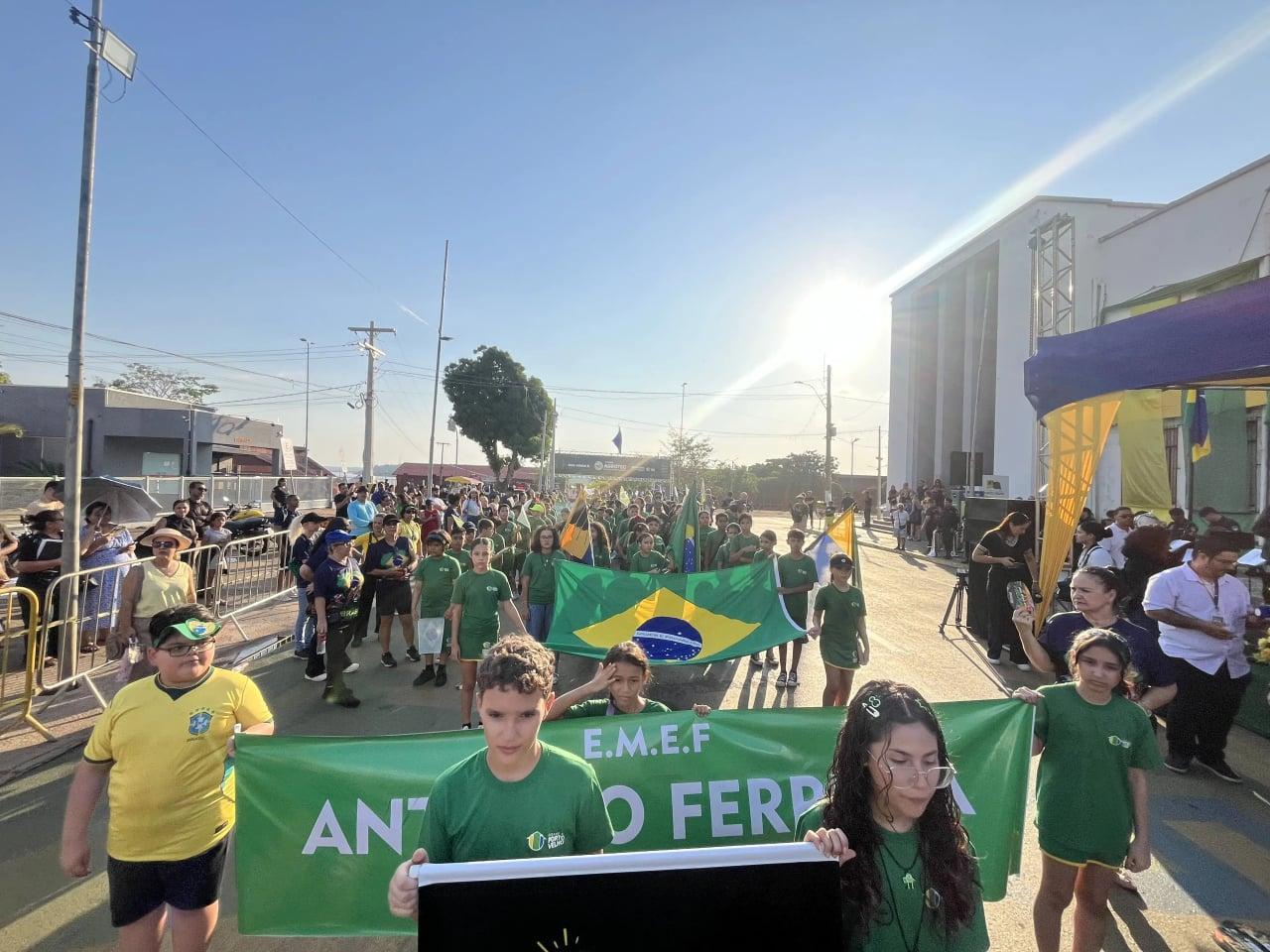 Celebrações da Semana da Pátria começam em Porto Velho com estudantes