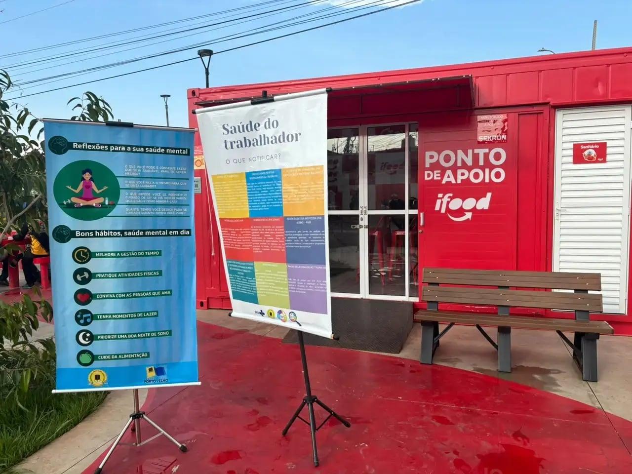 Cerest oferece atendimento de saúde a entregadores de aplicativo em Porto Velho