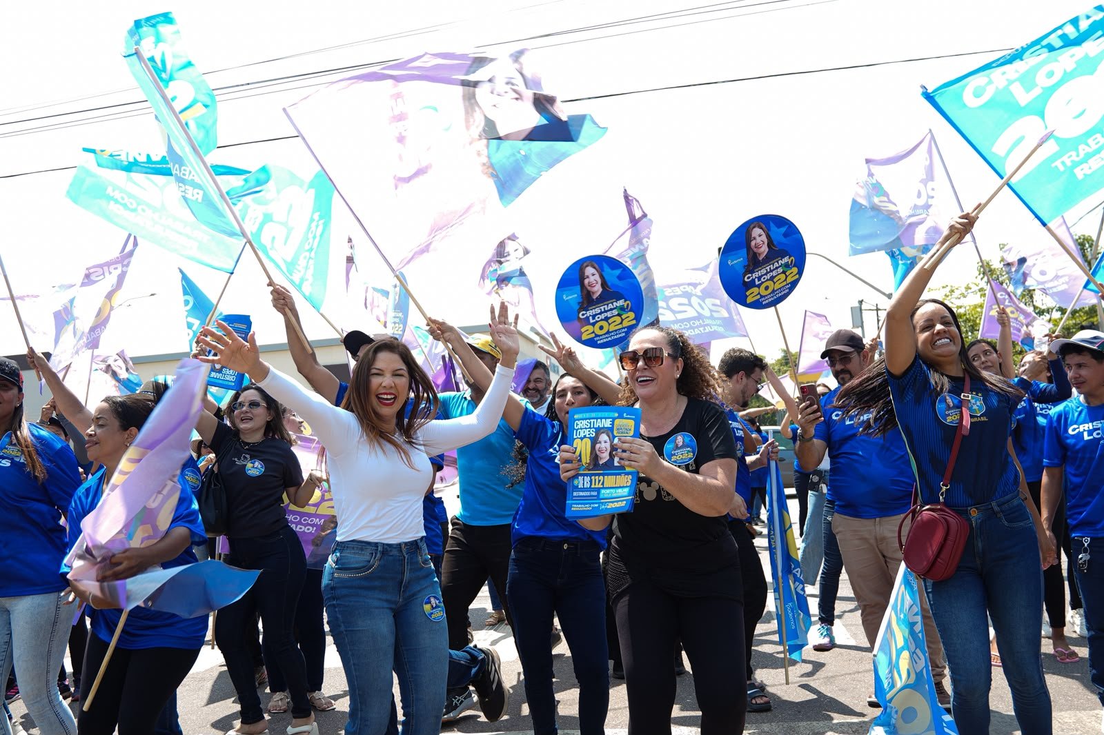 Cristiane Lopes reúne multidão no Pit Stop da Cris em Porto Velho