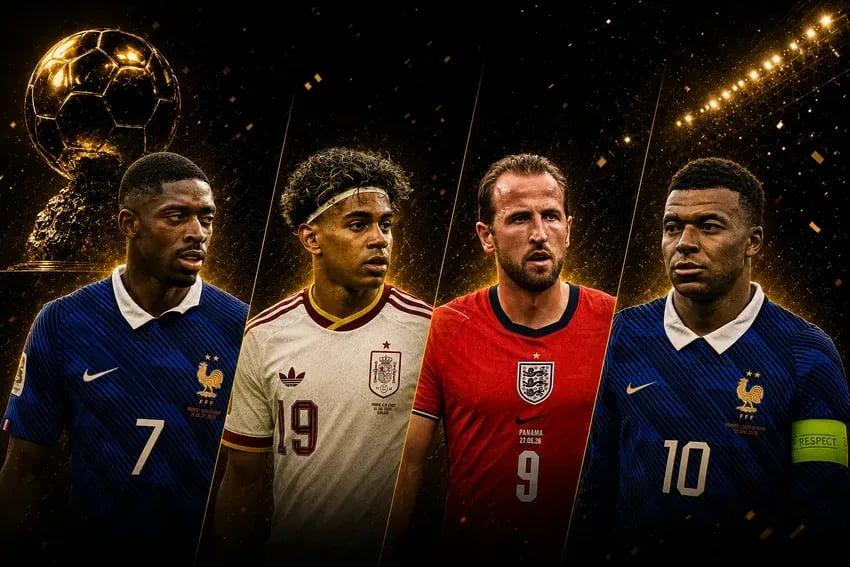 É possível vencer a Bola de Ouro 2026 sem títulos importantes? O dado que impacta Mbappé e Kane