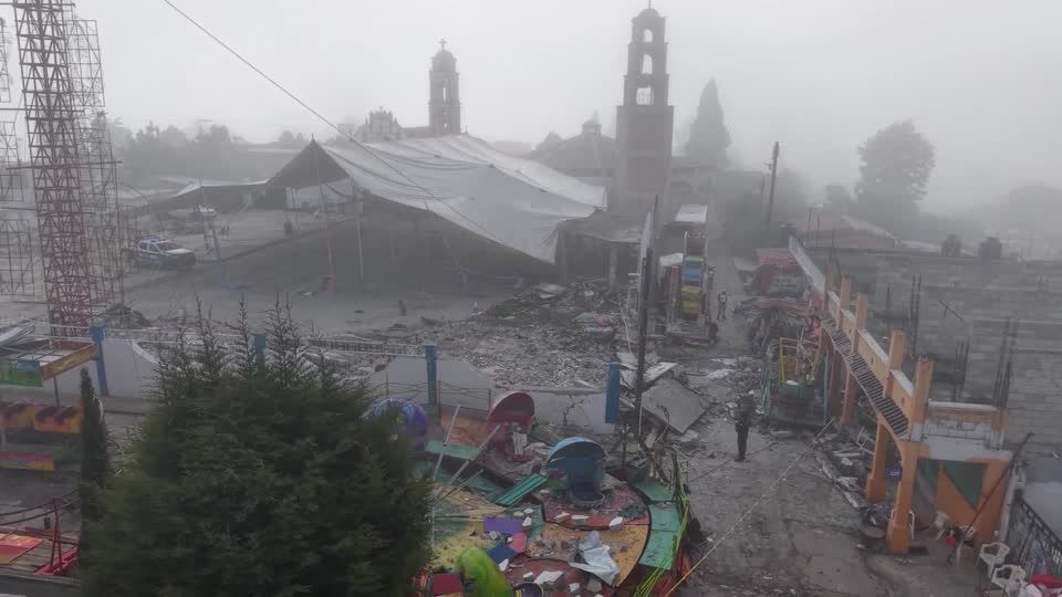 Explosão de fogos de artifício durante missa no México deixa 10 mortos