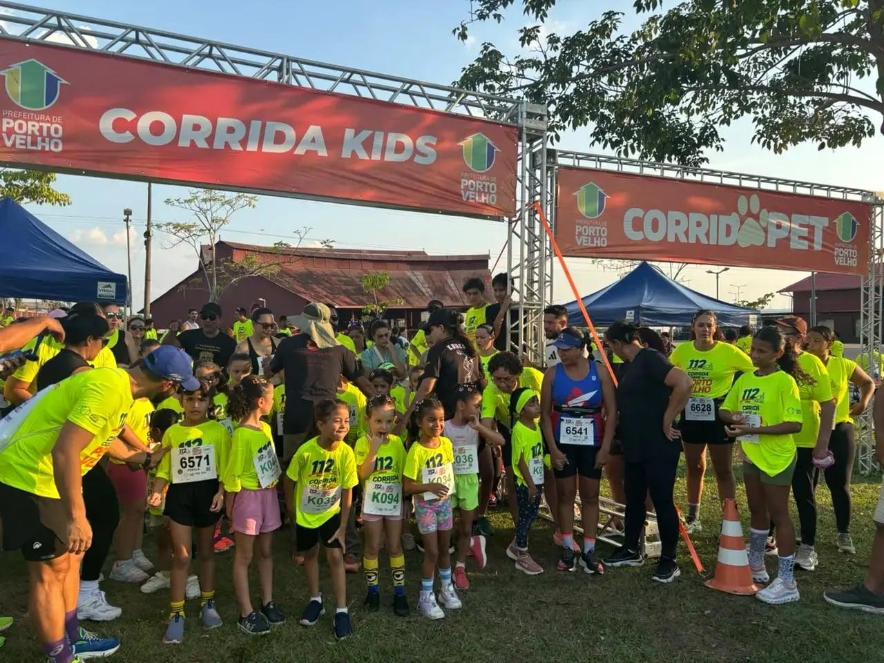 Famílias se envolvem nas festividades de Porto Velho com a Corrida Kids e Corrida Pet