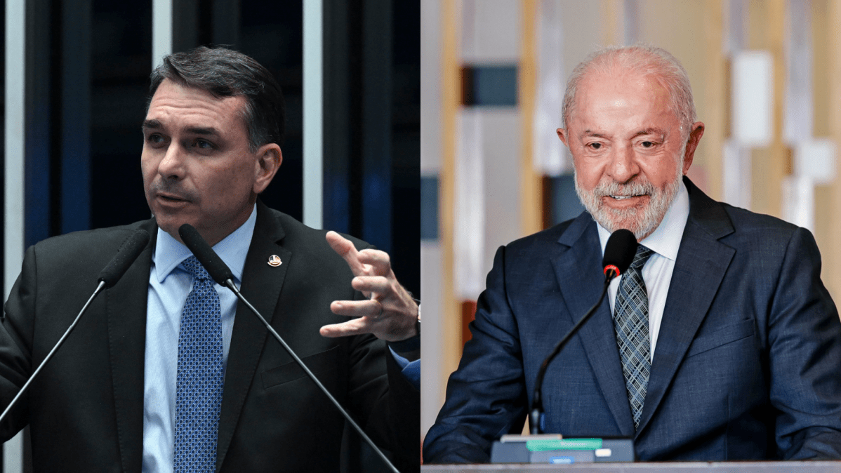 Futura: Flávio tem 49% das intenções de voto no 2º turno; Lula, 43,5%