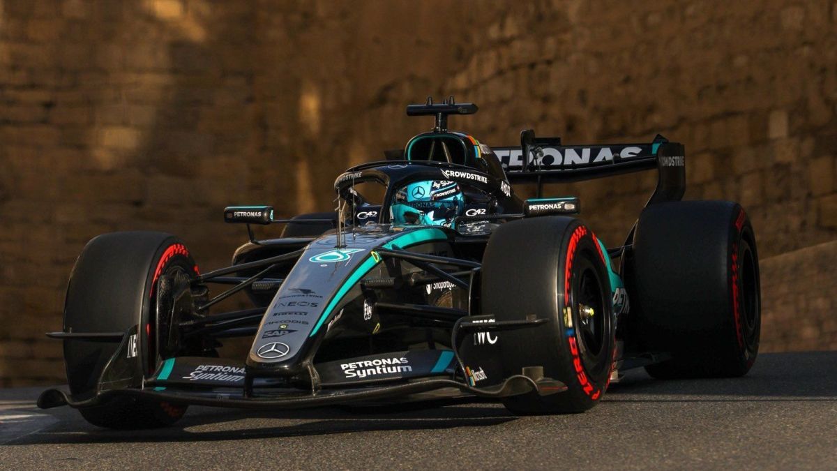 George Russell segura Verstappen e vence GP do Azerbaijão de Fórmula 1