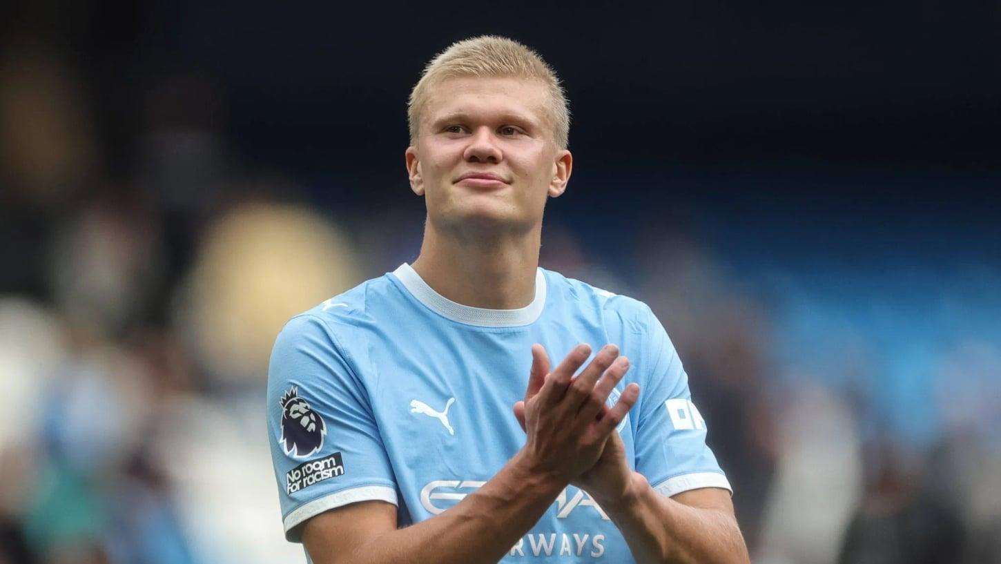 Haaland marca mais um gol e atinge feito notável na Premier League pelo Manchester City