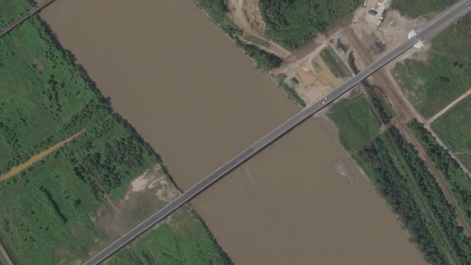 Imagem de satélite mostra ponte que liga Rússia à Coreia do Norte