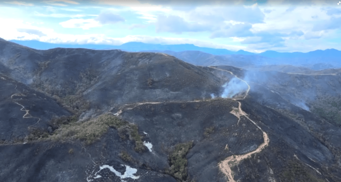 Incêndio florestal no norte da Colômbia queima cerca de três mil hectares