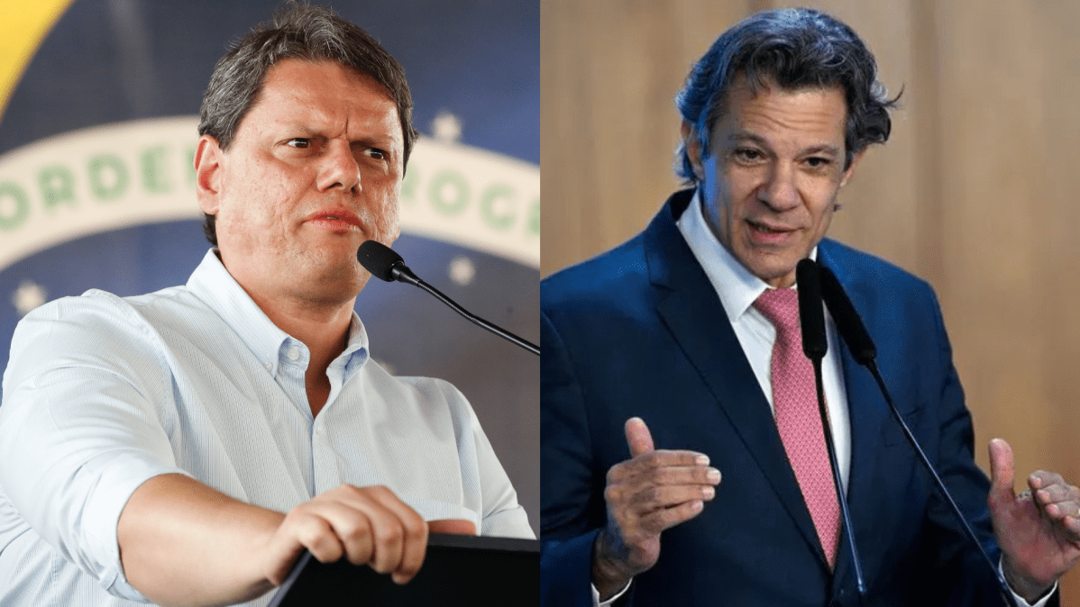 Justiça nega ação de Tarcísio contra Haddad para barrar vídeo sobre Master